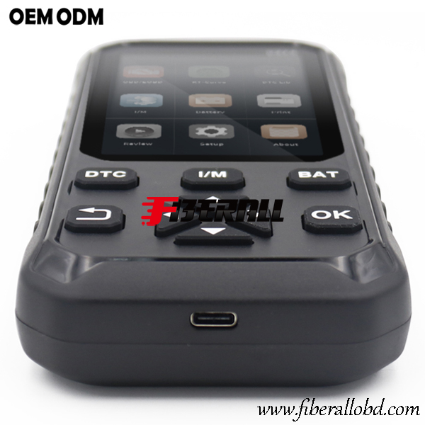 OBD Auto Diagnostic Tool & Batterij Tester Ondersteuning Printer