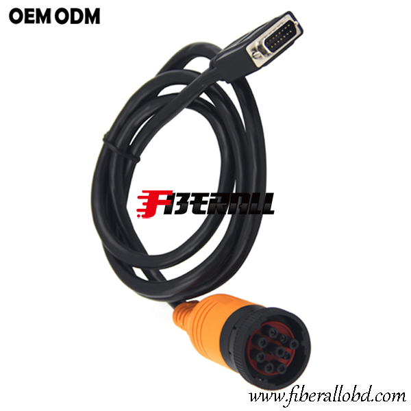 DB15P naar Cummins 9Pin J1939 Truck Diagnostische Kabel