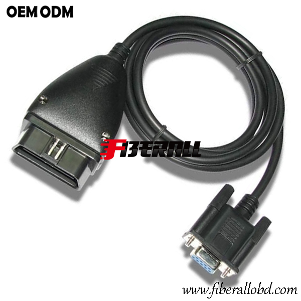 OBD-II VAG 16Pin naar DB9F DLC diagnostische kabel