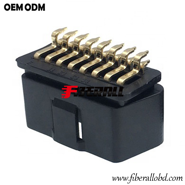 OBD J1962 mannelijke connector voor foutcodelezer