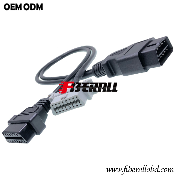 OBD2 Male naar OBD-II Female Splitter Conversion Cable