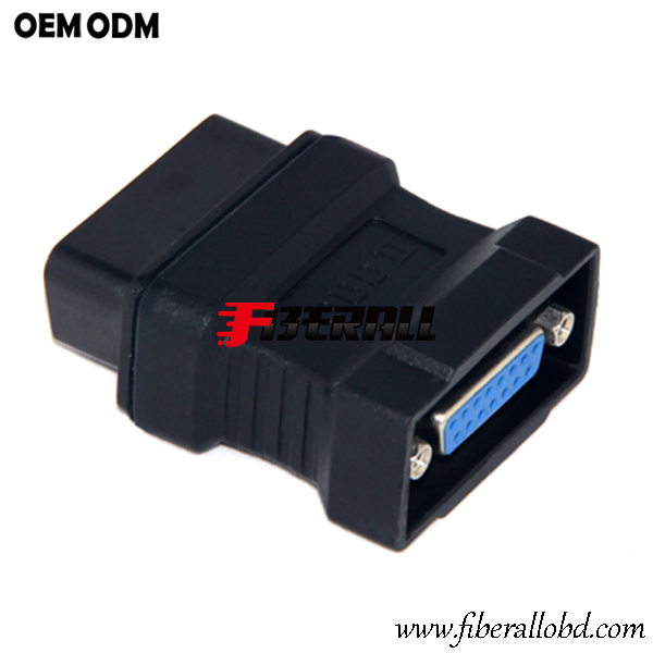 Gemonteerd DB15 naar OBD OBD2 Auto Diagnostic Adapter