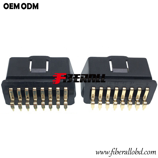 OBD J1962 mannelijke connector voor foutcodelezer