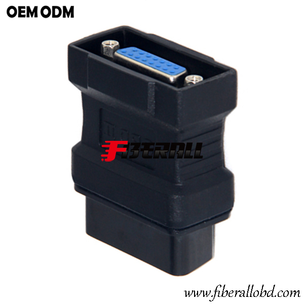 Gemonteerd DB15 naar OBD OBD2 Auto Diagnostic Adapter