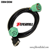 Cummins DEUTSCH 9Pin naar HDB15P Truck Diagnostic Cable