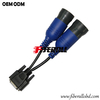 DB15P naar J1708 J1939 Truck Diagnostic Splitter Cable