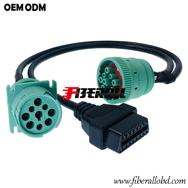 Deutsch J1939 naar OBD2 Truck Splitter Cable Adapter