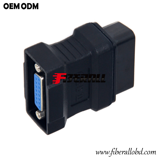 Gemonteerd DB15 naar OBD OBD2 Auto Diagnostic Adapter