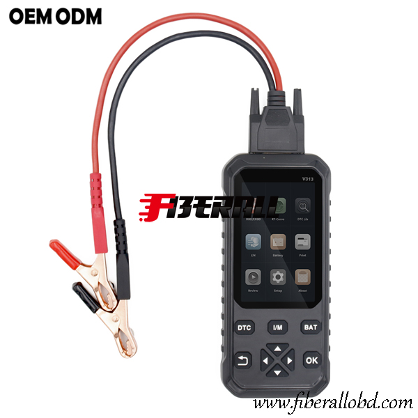 OBD Auto Diagnostic Tool & Batterij Tester Ondersteuning Printer